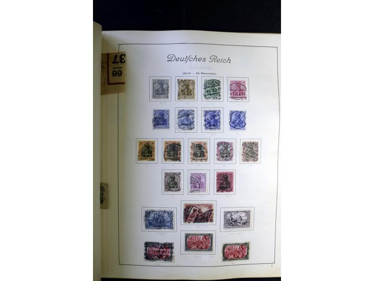 1872/1945, ungebrauchte und gestempelte Sammlung besseren Brustschilden, später u.a. Block 1-3 ungebraucht sowie ein Teil Zus