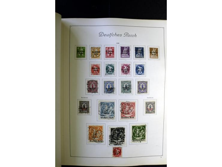 1872/1945, ungebrauchte und gestempelte Sammlung besseren Brustschilden, später u.a. Block 1-3 ungebraucht sowie ein Teil Zus
