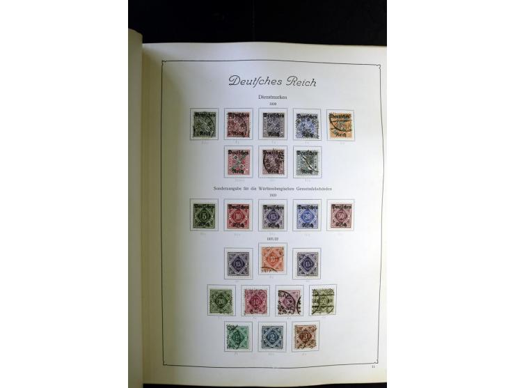 1872/1945, ungebrauchte und gestempelte Sammlung besseren Brustschilden, später u.a. Block 1-3 ungebraucht sowie ein Teil Zus