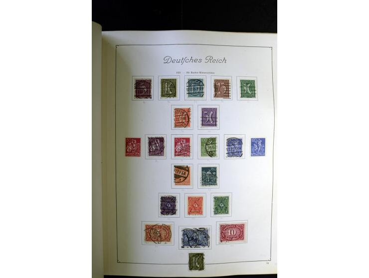 1872/1945, ungebrauchte und gestempelte Sammlung besseren Brustschilden, später u.a. Block 1-3 ungebraucht sowie ein Teil Zus
