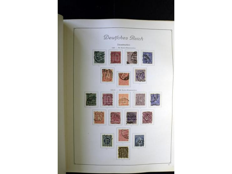1872/1945, ungebrauchte und gestempelte Sammlung besseren Brustschilden, später u.a. Block 1-3 ungebraucht sowie ein Teil Zus