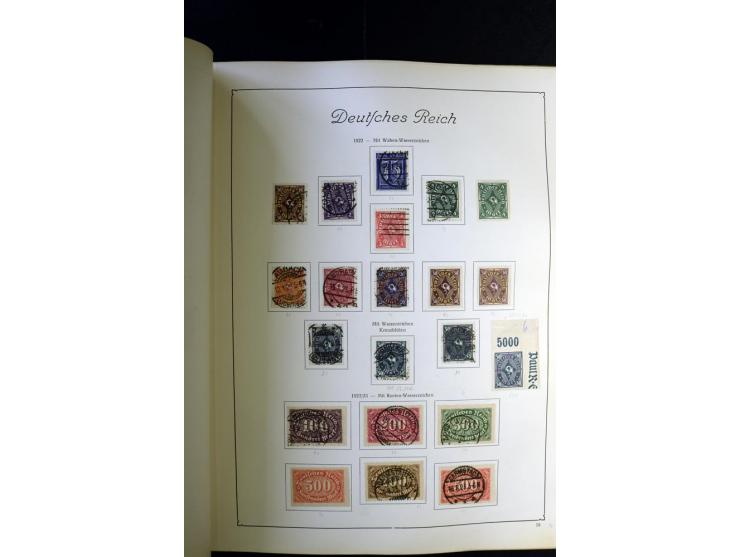 1872/1945, ungebrauchte und gestempelte Sammlung besseren Brustschilden, später u.a. Block 1-3 ungebraucht sowie ein Teil Zus