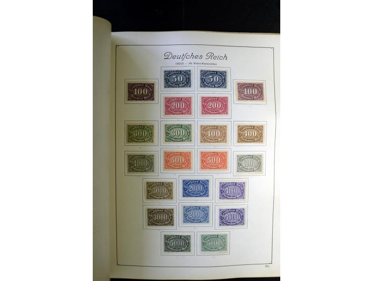 1872/1945, ungebrauchte und gestempelte Sammlung besseren Brustschilden, später u.a. Block 1-3 ungebraucht sowie ein Teil Zus