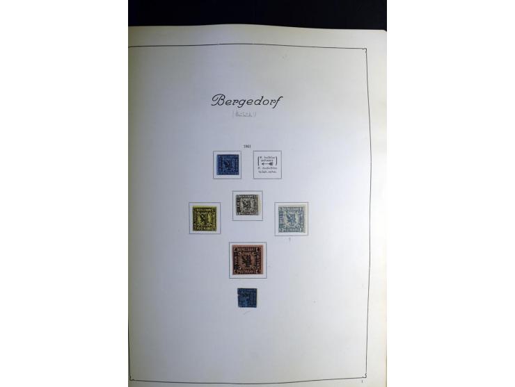 1872/1945, ungebrauchte und gestempelte Sammlung besseren Brustschilden, später u.a. Block 1-3 ungebraucht sowie ein Teil Zus