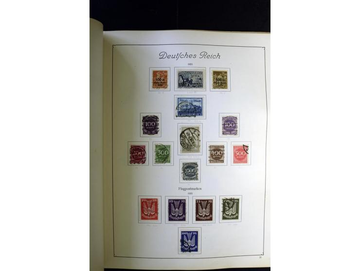 1872/1945, ungebrauchte und gestempelte Sammlung besseren Brustschilden, später u.a. Block 1-3 ungebraucht sowie ein Teil Zus