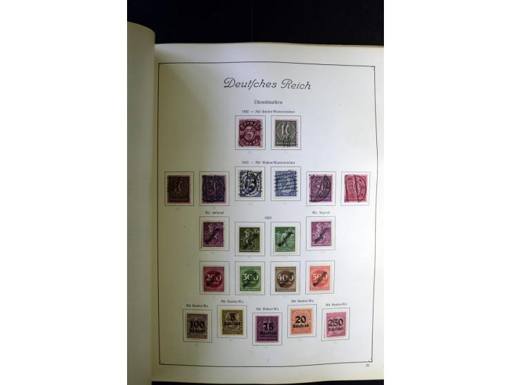 1872/1945, ungebrauchte und gestempelte Sammlung besseren Brustschilden, später u.a. Block 1-3 ungebraucht sowie ein Teil Zus