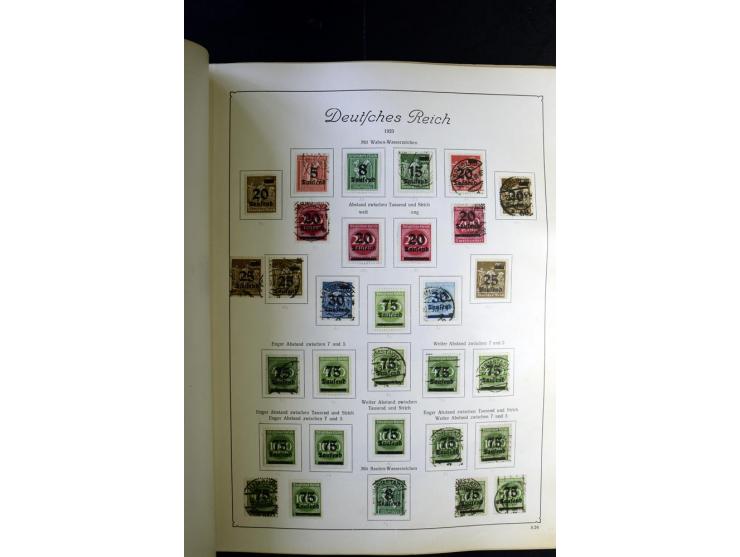 1872/1945, ungebrauchte und gestempelte Sammlung besseren Brustschilden, später u.a. Block 1-3 ungebraucht sowie ein Teil Zus