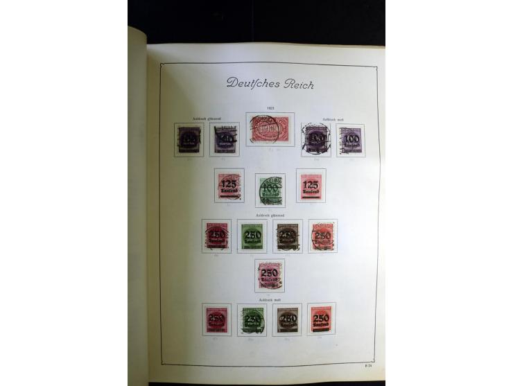 1872/1945, ungebrauchte und gestempelte Sammlung besseren Brustschilden, später u.a. Block 1-3 ungebraucht sowie ein Teil Zus