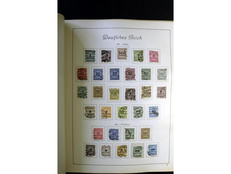 1872/1945, ungebrauchte und gestempelte Sammlung besseren Brustschilden, später u.a. Block 1-3 ungebraucht sowie ein Teil Zus