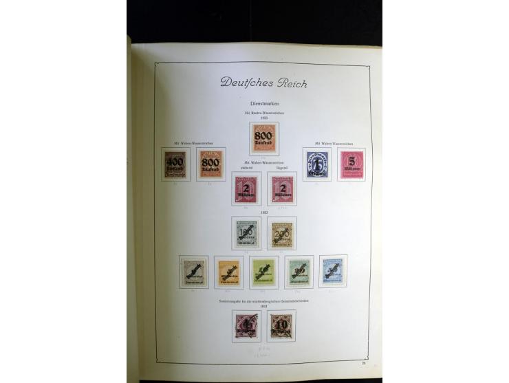 1872/1945, ungebrauchte und gestempelte Sammlung besseren Brustschilden, später u.a. Block 1-3 ungebraucht sowie ein Teil Zus