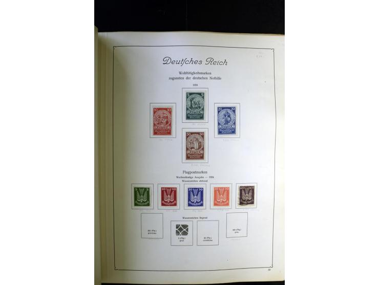 1872/1945, ungebrauchte und gestempelte Sammlung besseren Brustschilden, später u.a. Block 1-3 ungebraucht sowie ein Teil Zus