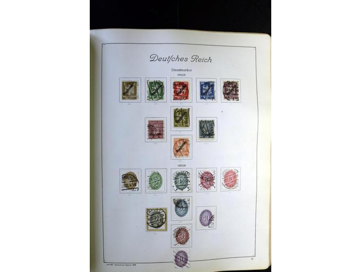 1872/1945, ungebrauchte und gestempelte Sammlung besseren Brustschilden, später u.a. Block 1-3 ungebraucht sowie ein Teil Zus