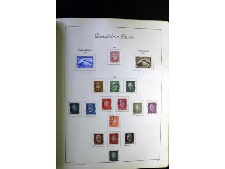 1872/1945, ungebrauchte und gestempelte Sammlung besseren Brustschilden, später u.a. Block 1-3 ungebraucht sowie ein Teil Zus