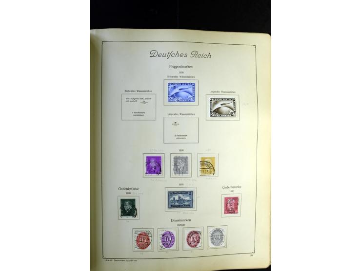 1872/1945, ungebrauchte und gestempelte Sammlung besseren Brustschilden, später u.a. Block 1-3 ungebraucht sowie ein Teil Zus