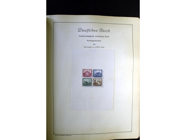 1872/1945, ungebrauchte und gestempelte Sammlung besseren Brustschilden, später u.a. Block 1-3 ungebraucht sowie ein Teil Zus
