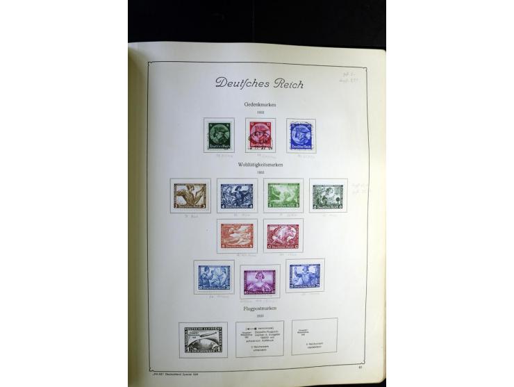 1872/1945, ungebrauchte und gestempelte Sammlung besseren Brustschilden, später u.a. Block 1-3 ungebraucht sowie ein Teil Zus