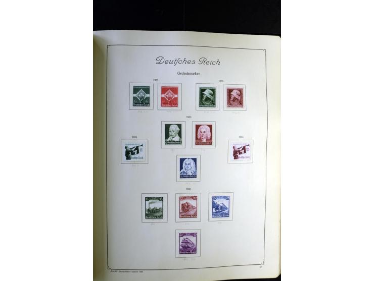 1872/1945, ungebrauchte und gestempelte Sammlung besseren Brustschilden, später u.a. Block 1-3 ungebraucht sowie ein Teil Zus