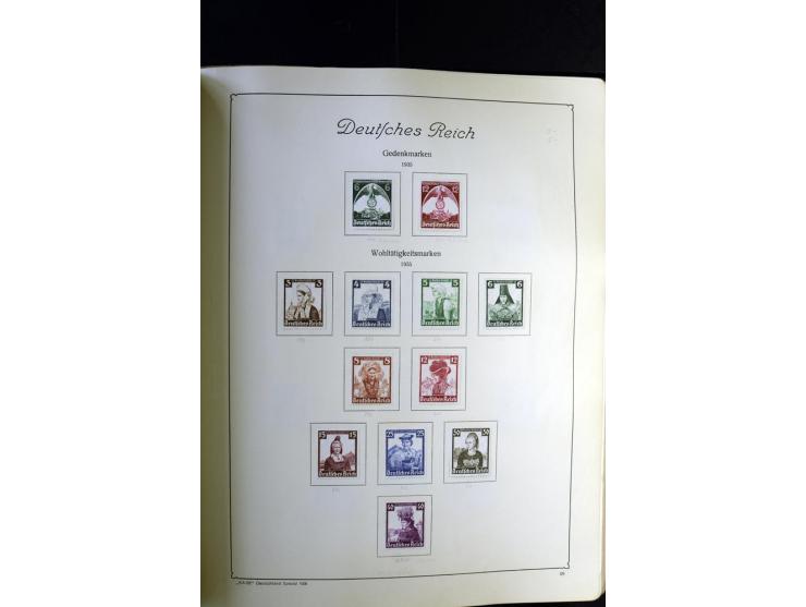 1872/1945, ungebrauchte und gestempelte Sammlung besseren Brustschilden, später u.a. Block 1-3 ungebraucht sowie ein Teil Zus