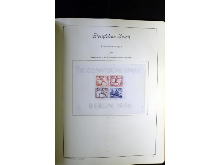 1872/1945, ungebrauchte und gestempelte Sammlung besseren Brustschilden, später u.a. Block 1-3 ungebraucht sowie ein Teil Zus
