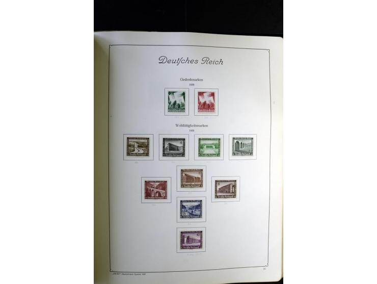 1872/1945, ungebrauchte und gestempelte Sammlung besseren Brustschilden, später u.a. Block 1-3 ungebraucht sowie ein Teil Zus