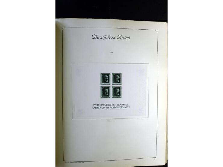 1872/1945, ungebrauchte und gestempelte Sammlung besseren Brustschilden, später u.a. Block 1-3 ungebraucht sowie ein Teil Zus