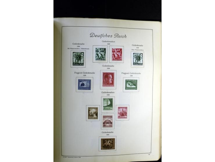 1872/1945, ungebrauchte und gestempelte Sammlung besseren Brustschilden, später u.a. Block 1-3 ungebraucht sowie ein Teil Zus