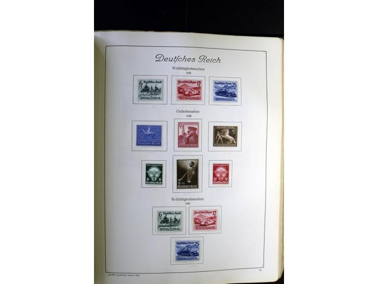 1872/1945, ungebrauchte und gestempelte Sammlung besseren Brustschilden, später u.a. Block 1-3 ungebraucht sowie ein Teil Zus