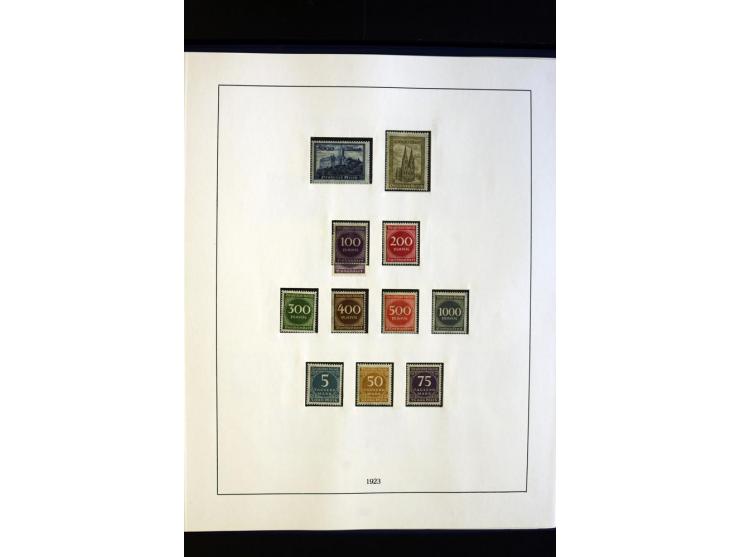 1872/1932, postfrische und ungebrauchte Sammlung mit guten Werten und Sätzen, Bl.1 und Dienst