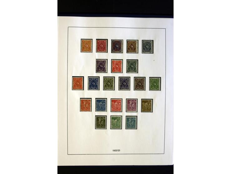 1872/1932, postfrische und ungebrauchte Sammlung mit guten Werten und Sätzen, Bl.1 und Dienst