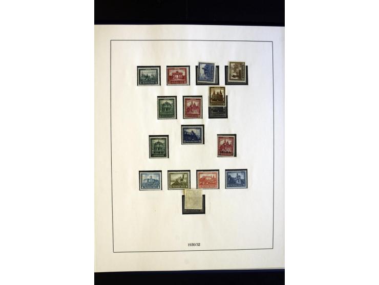 1872/1932, postfrische und ungebrauchte Sammlung mit guten Werten und Sätzen, Bl.1 und Dienst