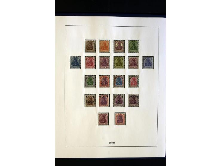 1872/1932, postfrische und ungebrauchte Sammlung mit guten Werten und Sätzen, Bl.1 und Dienst