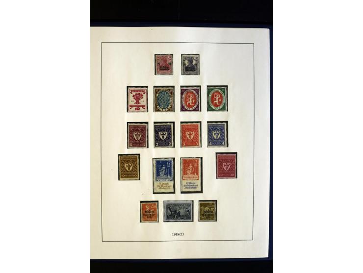 1872/1932, postfrische und ungebrauchte Sammlung mit guten Werten und Sätzen, Bl.1 und Dienst