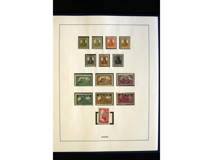 1872/1932, postfrische und ungebrauchte Sammlung mit guten Werten und Sätzen, Bl.1 und Dienst