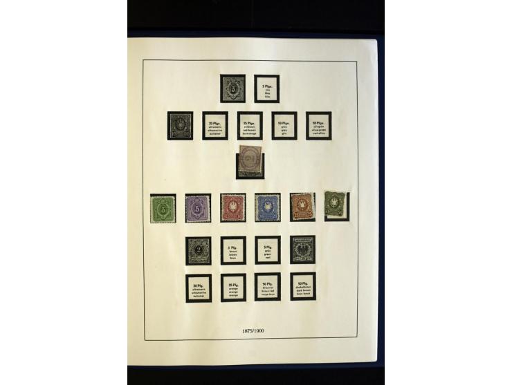 1872/1932, postfrische und ungebrauchte Sammlung mit guten Werten und Sätzen, Bl.1 und Dienst