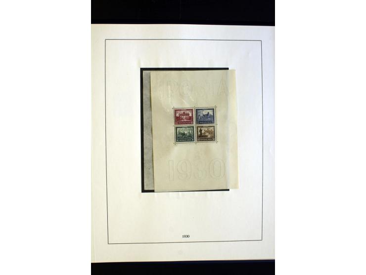 1872/1932, postfrische und ungebrauchte Sammlung mit guten Werten und Sätzen, Bl.1 und Dienst
