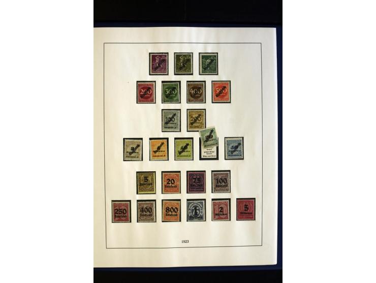 1872/1932, postfrische und ungebrauchte Sammlung mit guten Werten und Sätzen, Bl.1 und Dienst