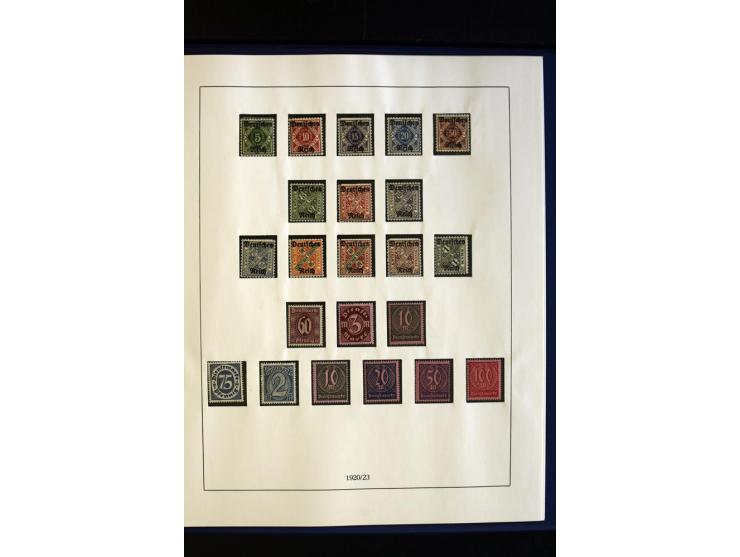 1872/1932, postfrische und ungebrauchte Sammlung mit guten Werten und Sätzen, Bl.1 und Dienst