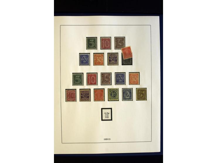 1872/1932, postfrische und ungebrauchte Sammlung mit guten Werten und Sätzen, Bl.1 und Dienst