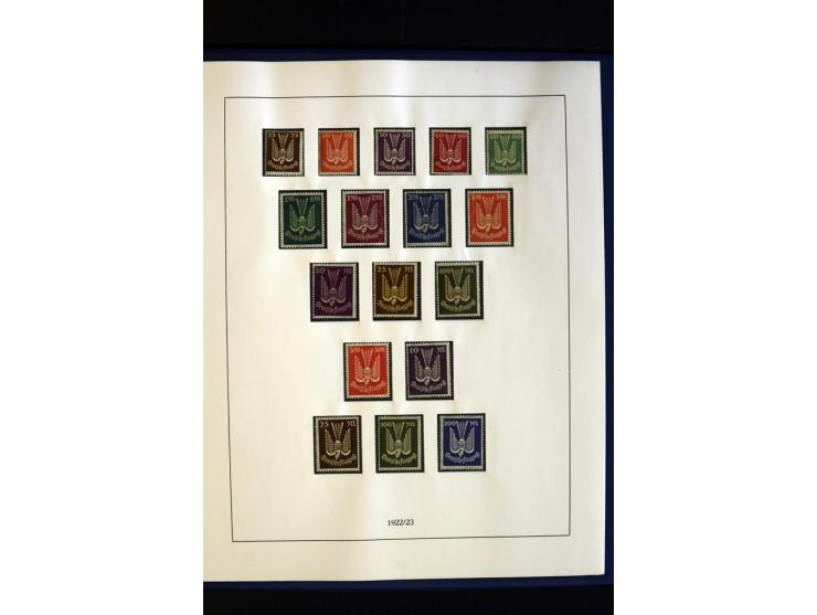 1872/1932, postfrische und ungebrauchte Sammlung mit guten Werten und Sätzen, Bl.1 und Dienst