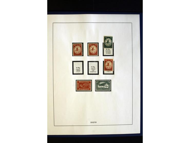1872/1932, postfrische und ungebrauchte Sammlung mit guten Werten und Sätzen, Bl.1 und Dienst