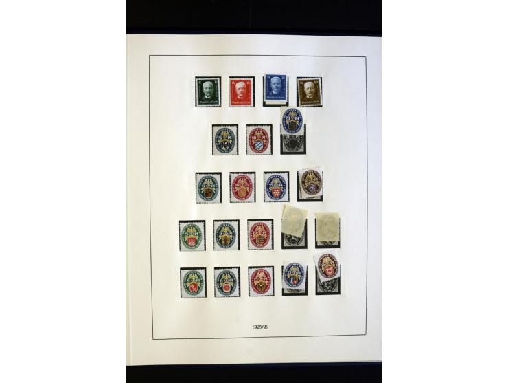 1872/1932, postfrische und ungebrauchte Sammlung mit guten Werten und Sätzen, Bl.1 und Dienst