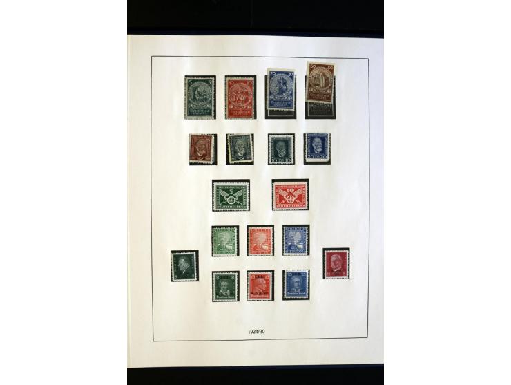 1872/1932, postfrische und ungebrauchte Sammlung mit guten Werten und Sätzen, Bl.1 und Dienst