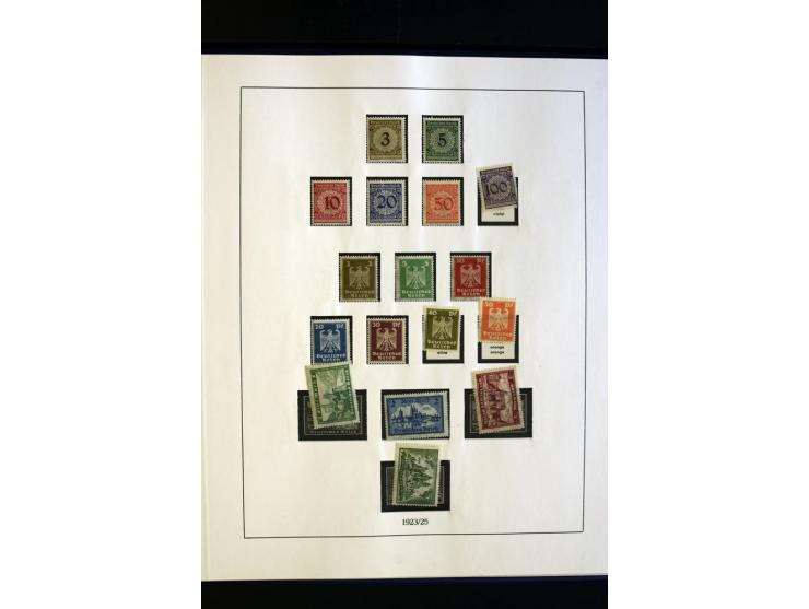 1872/1932, postfrische und ungebrauchte Sammlung mit guten Werten und Sätzen, Bl.1 und Dienst