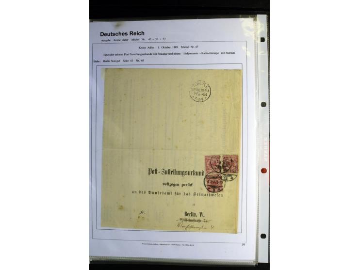 1875/1899, interessante, meist gestempelte Spezialsammlung mit vielen Farben, Zähnungs-Besonderheiten, Paare und Einheiten, i