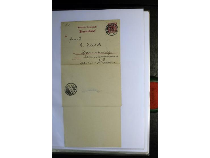 1875/1899, interessante, meist gestempelte Spezialsammlung mit vielen Farben, Zähnungs-Besonderheiten, Paare und Einheiten, i