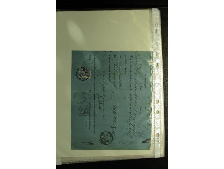 1875/1899, interessante, meist gestempelte Spezialsammlung mit vielen Farben, Zähnungs-Besonderheiten, Paare und Einheiten, i
