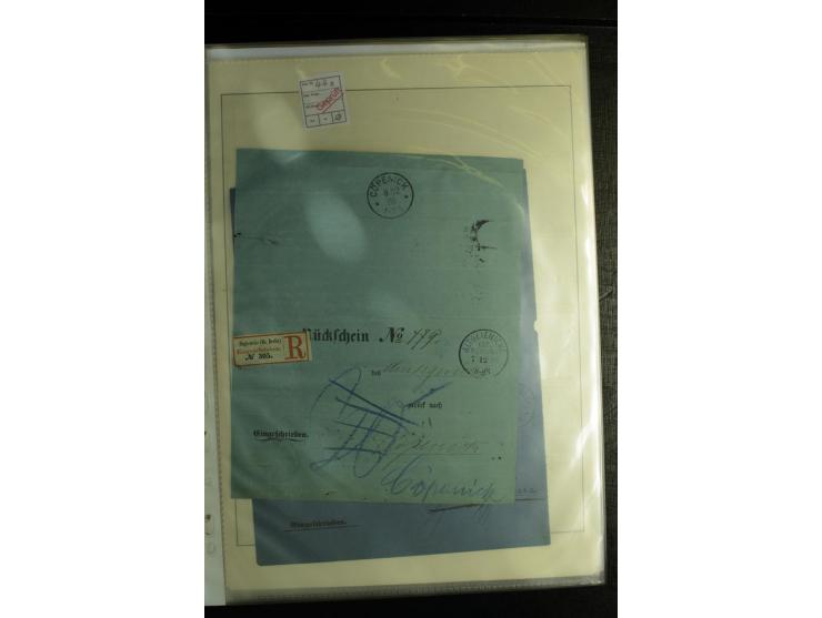 1875/1899, interessante, meist gestempelte Spezialsammlung mit vielen Farben, Zähnungs-Besonderheiten, Paare und Einheiten, i