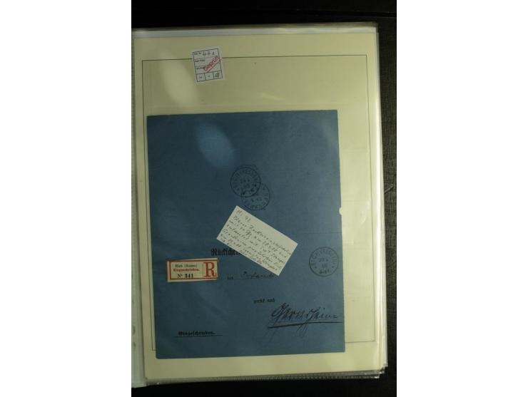 1875/1899, interessante, meist gestempelte Spezialsammlung mit vielen Farben, Zähnungs-Besonderheiten, Paare und Einheiten, i