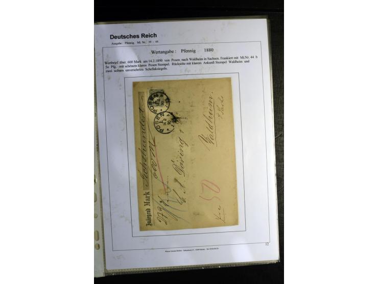1875/1899, interessante, meist gestempelte Spezialsammlung mit vielen Farben, Zähnungs-Besonderheiten, Paare und Einheiten, i
