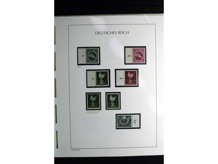 1900/45, postfrische und ungebrauchte reichhaltige Sammlung mit guten Werten, Sätzen und Blocks